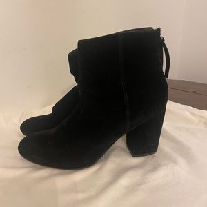 Black ankle boots